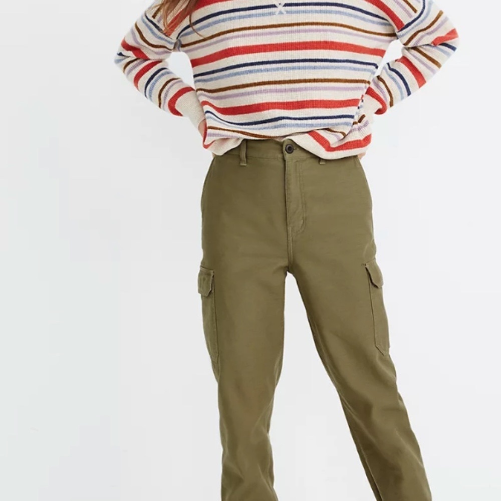 Madewell High-Rise Cargo Fatigue Pants